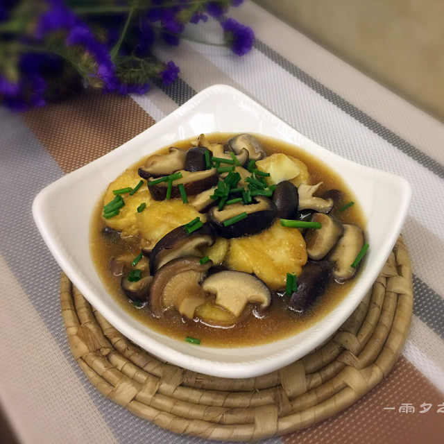 【金华】香菇烧玉子豆腐