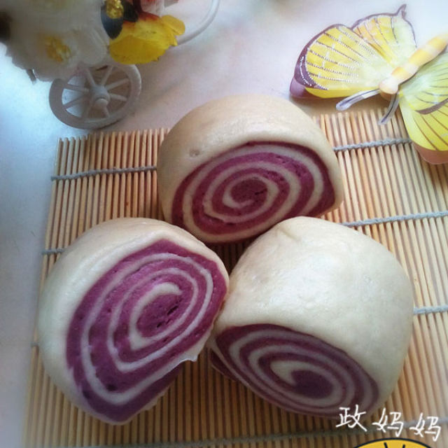 【山东】紫薯双色馒头