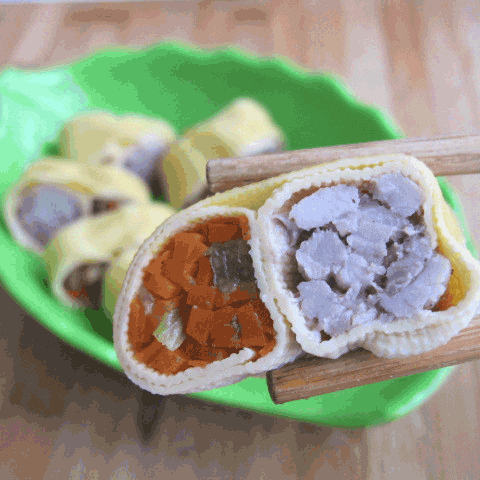 鸳鸯豆腐卷—给宝宝一顿营养午餐