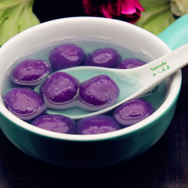【广州】紫薯汤圆