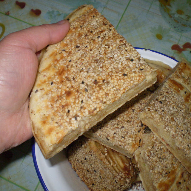 麻酱芝麻烧饼