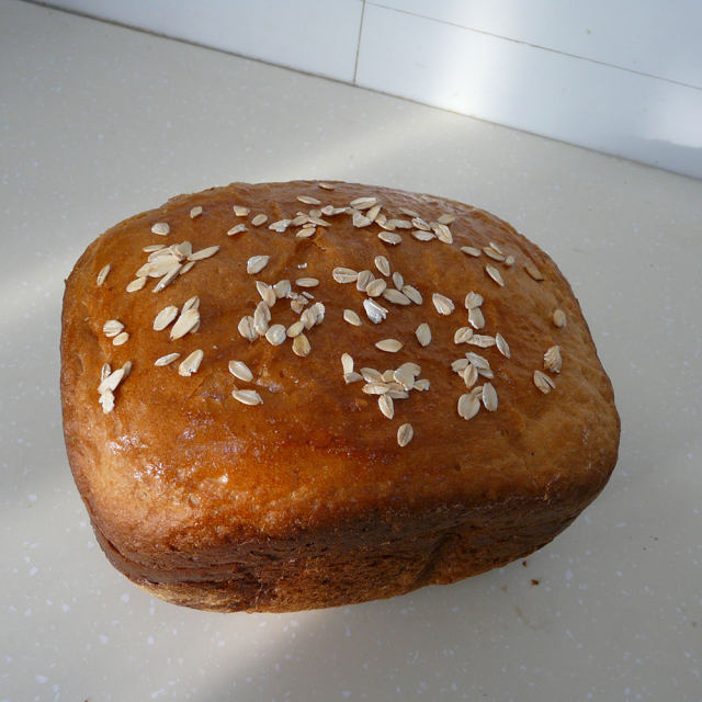 面包机轻松做面包之——全麦面包
