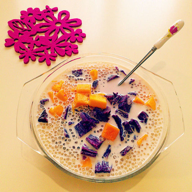 芒果紫薯西米捞