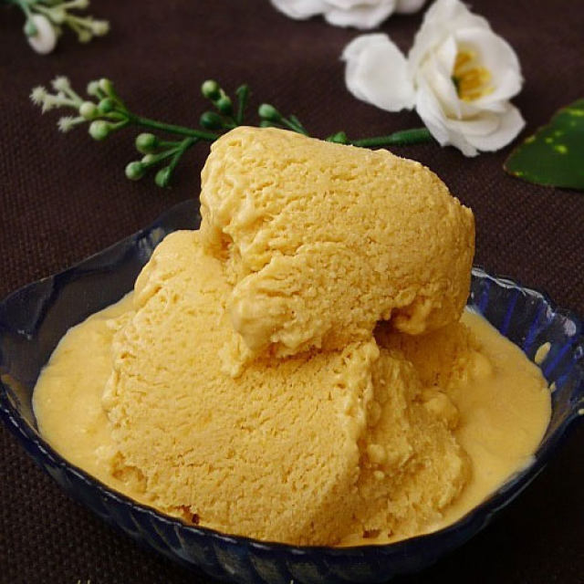 夏日冰饮——芒果冰淇淋
