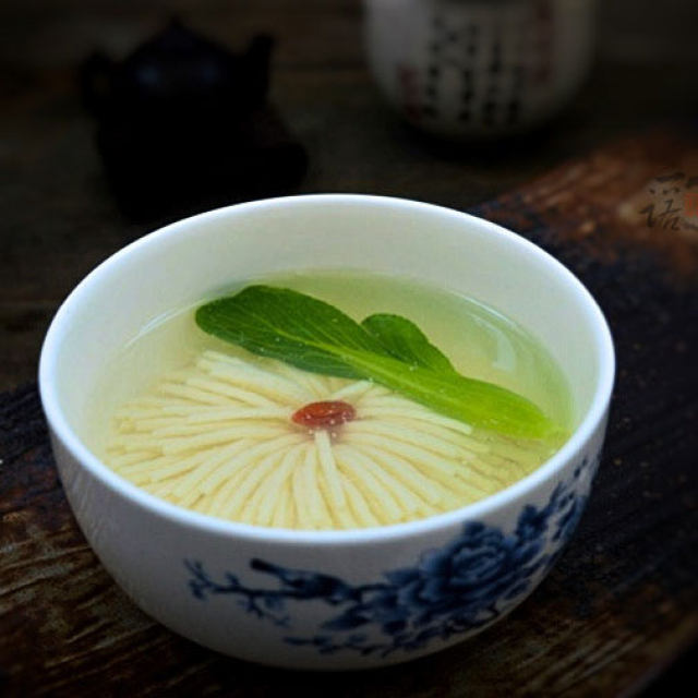 菊花豆腐汤