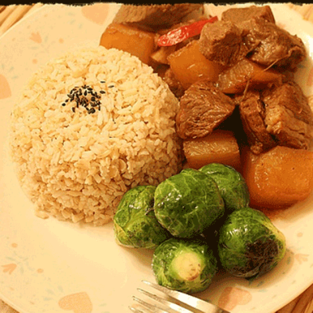 柱候萝卜牛肉炖Beef Brisket in Chu Hou Paste