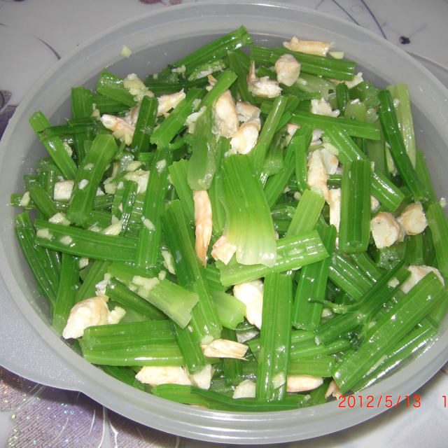 虾仁炝芹菜