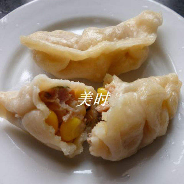 甜玉米香菇瘦肉饺（含包饺子的步骤）
