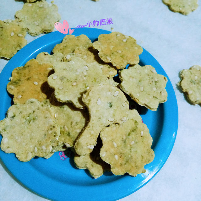 香脆海苔饼干~香脆海苔燕麦芝麻饼干