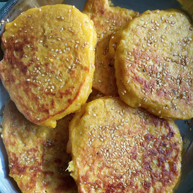 电饼铛南瓜饼