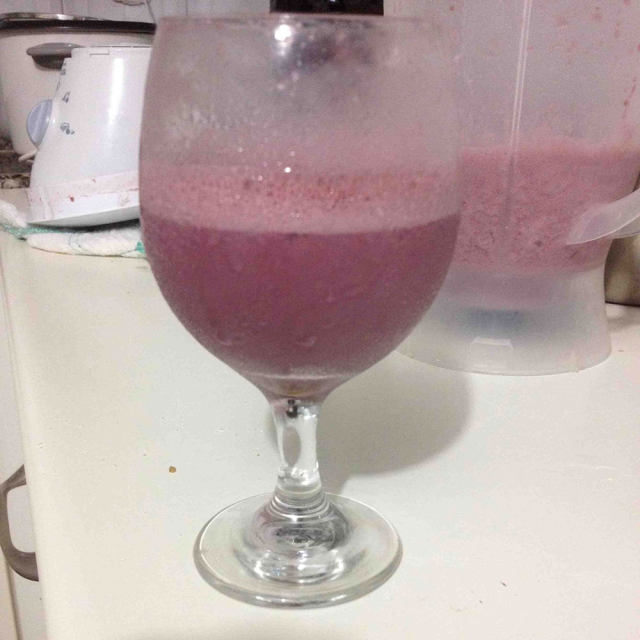 草莓红酒冰
