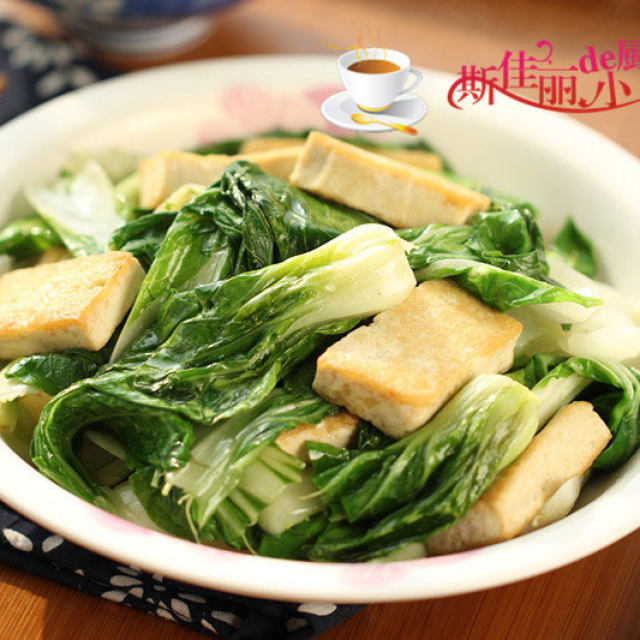 豆腐炒白菜