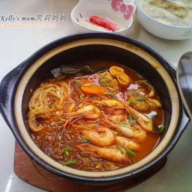 韩式糟虾泡菜锅