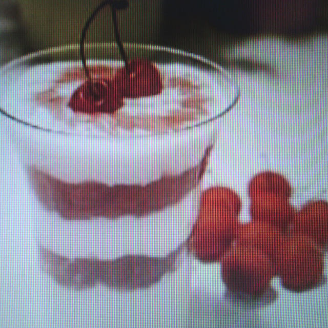 简单的美味---樱桃果肉酸奶