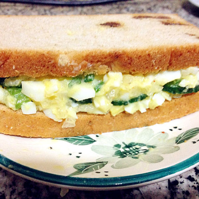 重要的早餐简单做——清新三明治