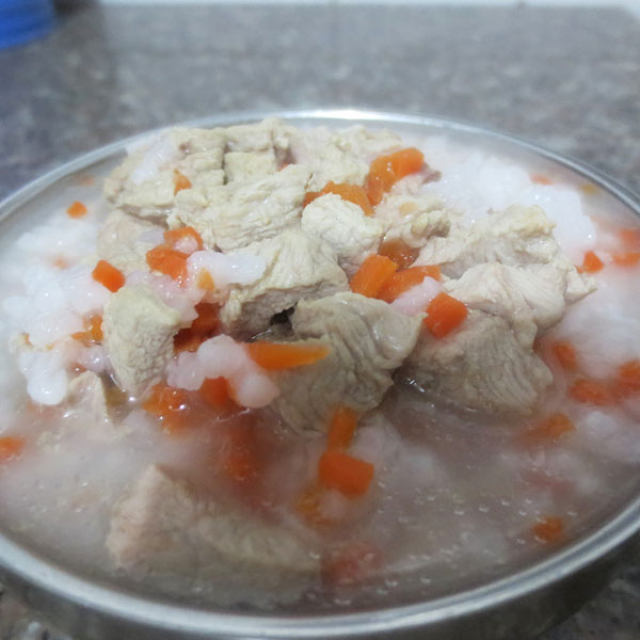 红萝卜瘦肉粥—宝宝营养餐