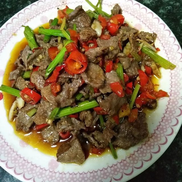 小炒牛肉