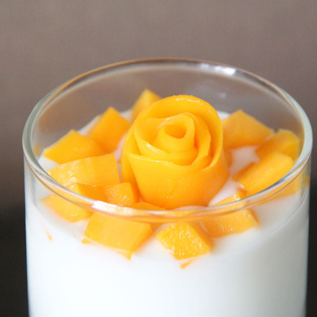 酸奶芒果捞
