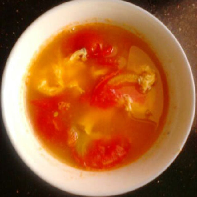 香浓番茄蛋花汤
