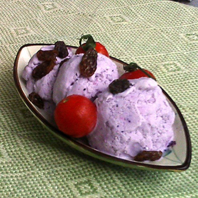 蓝莓酸奶冰激凌