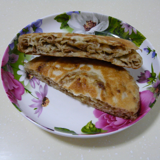 超级好吃的香酥鲜肉大饼