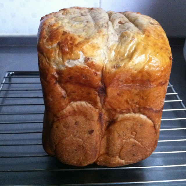 面包机版——核桃坚果吐司