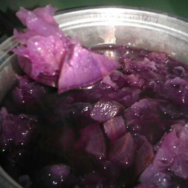 紫薯雪耳糖水