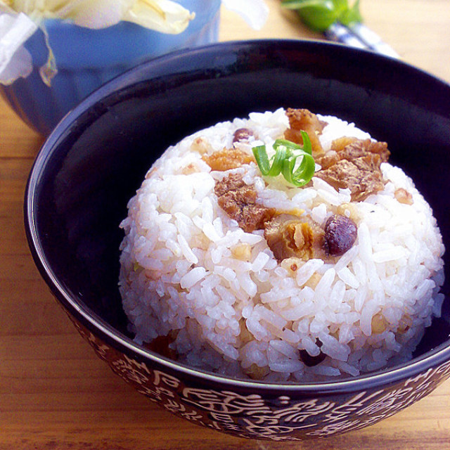 海参红豆荞麦饭