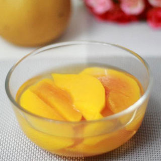黄桃季节必吃的黄桃罐头