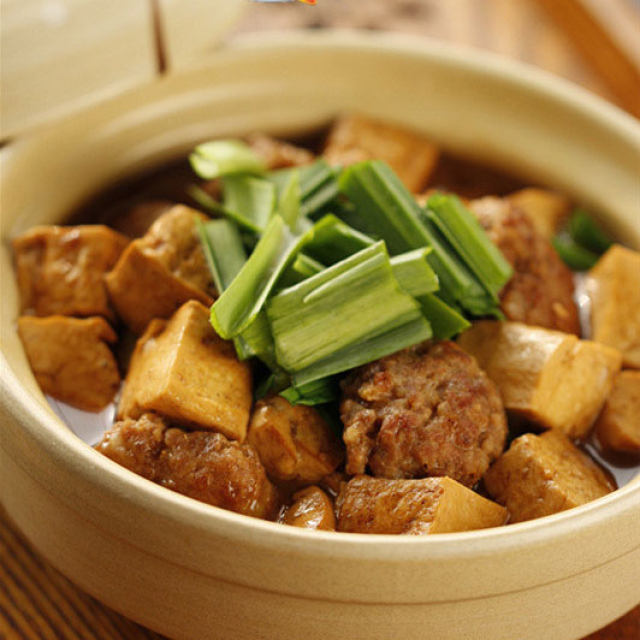 豆腐炖肉丸