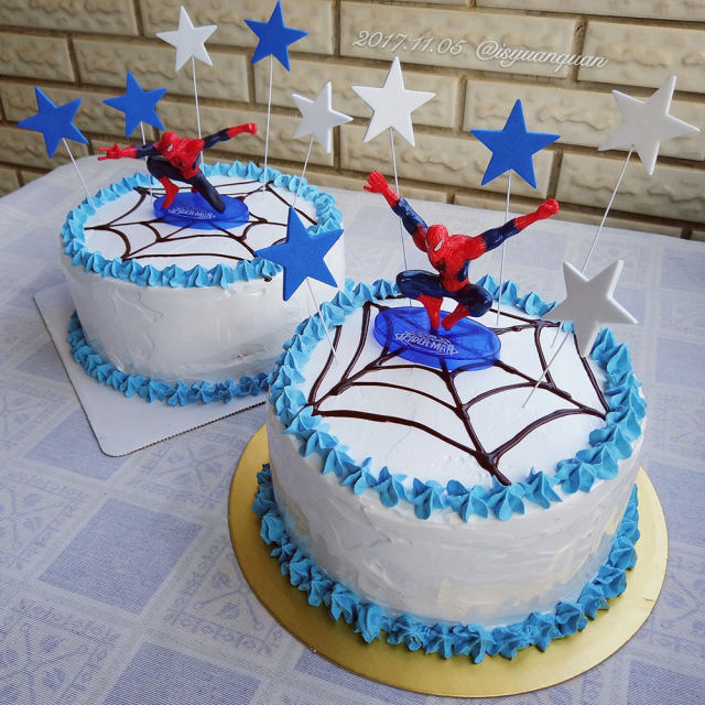 蜘蛛侠生日蛋糕