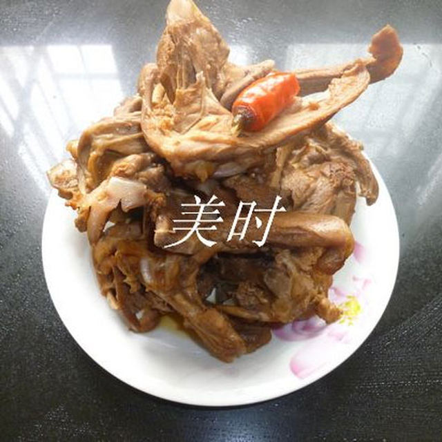 自制卤鸭架（鸭锁骨）