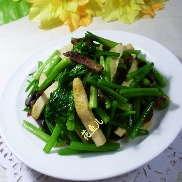 酱肉豆腐干炒香芹