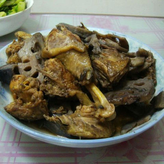 莲藕炒鸡肉