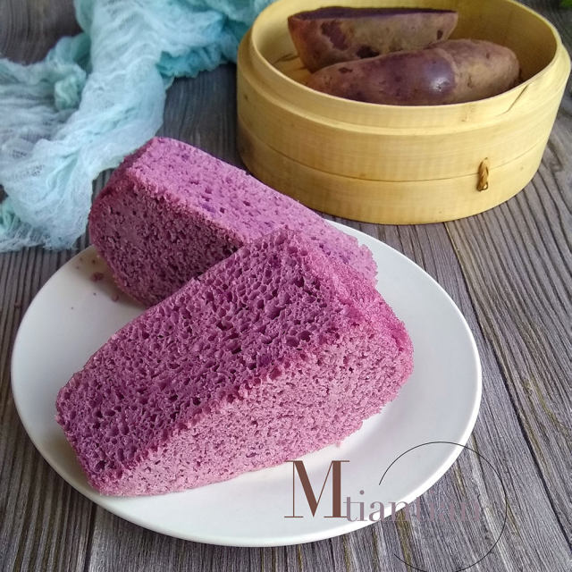 紫薯鸡蛋糕