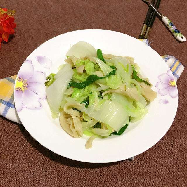 白菜豆腐条