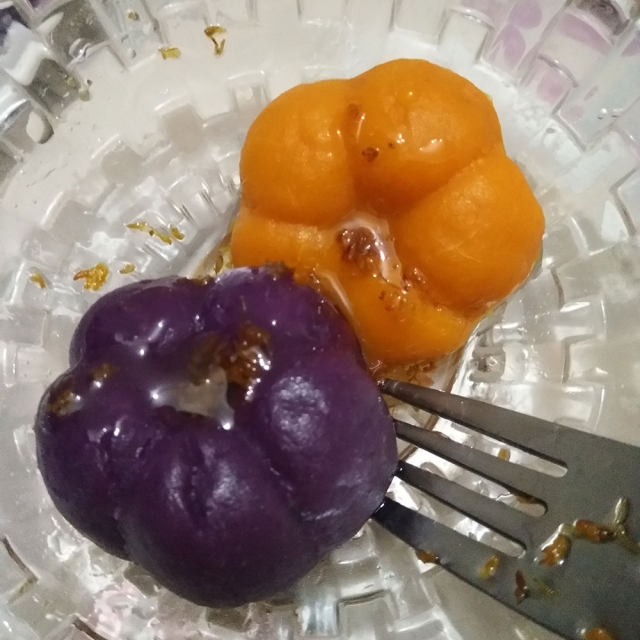 黄紫薯糯米糕