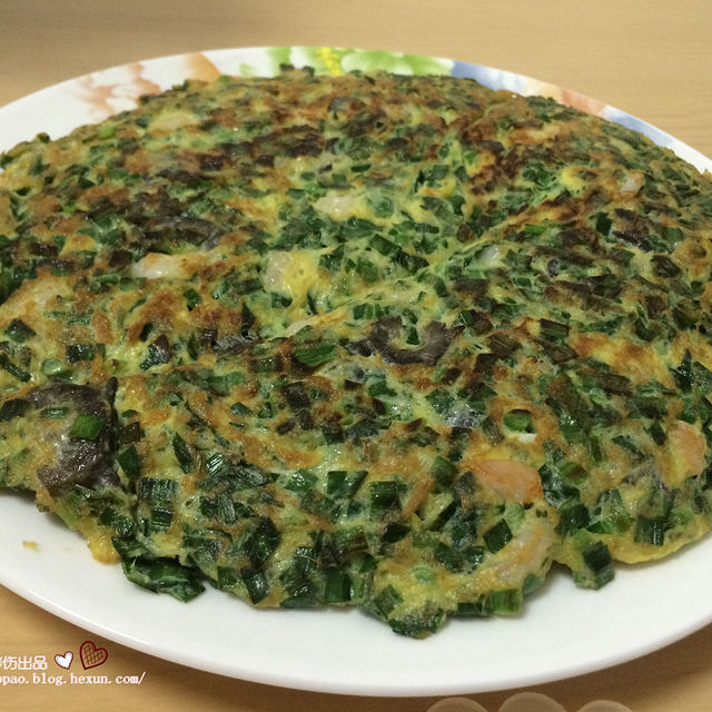 加料版韭菜鸡蛋饼