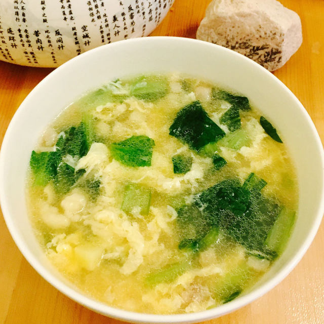 土豆青菜疙瘩汤