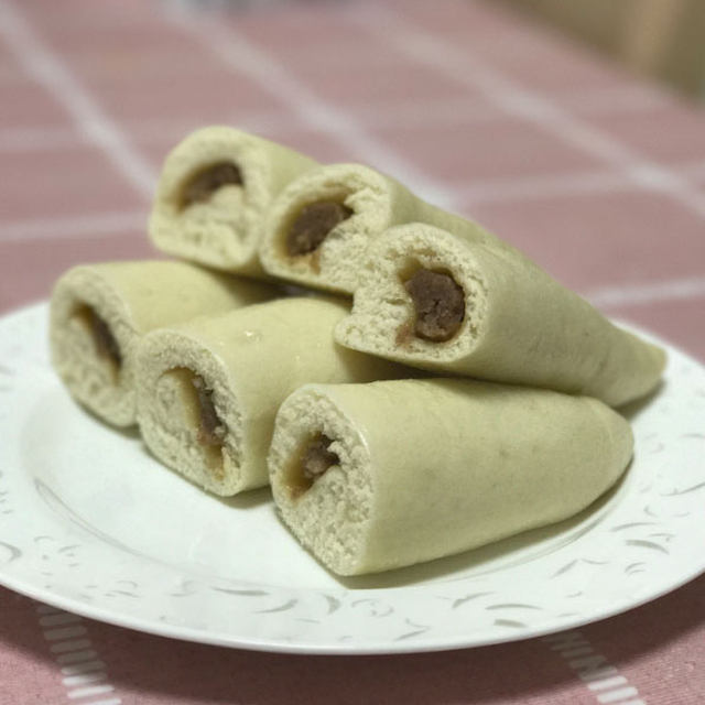 做给孩子的面食-肉馒头肉卷