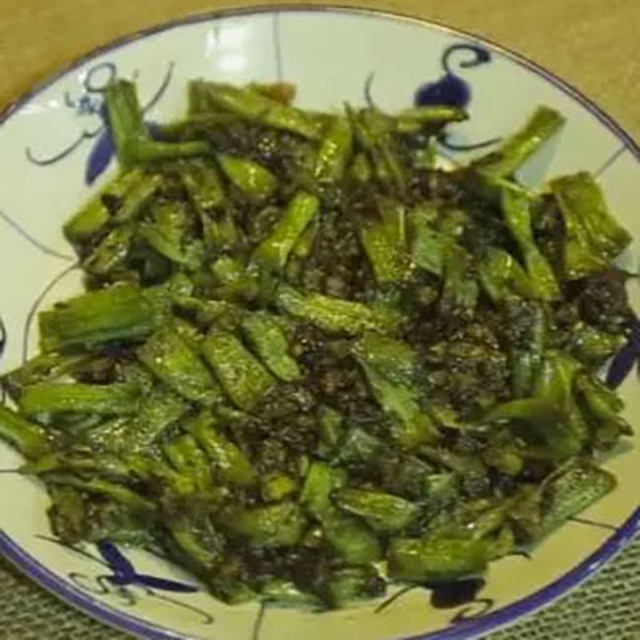 橄榄菜炒豆角