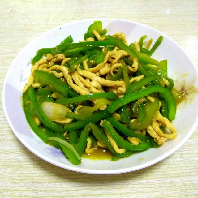 青椒鸡丝