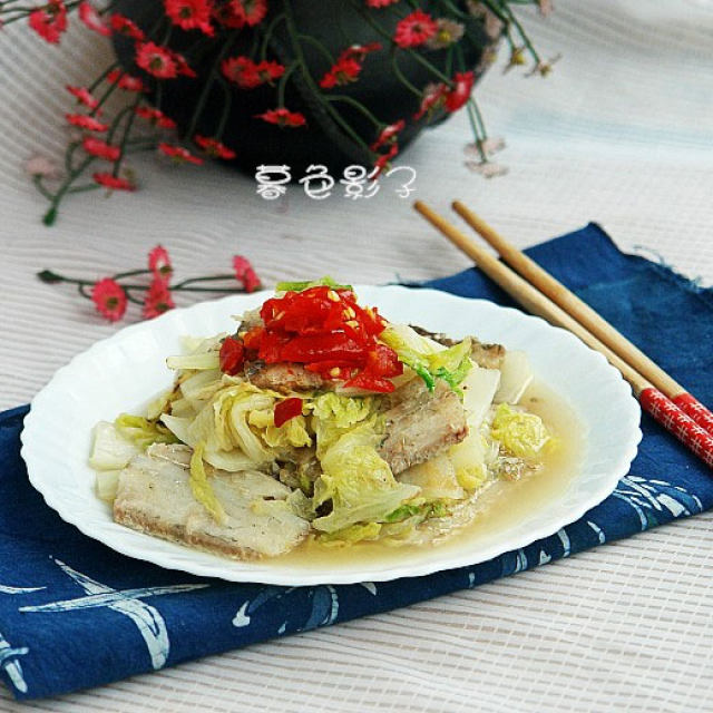 白菜炖海鱼