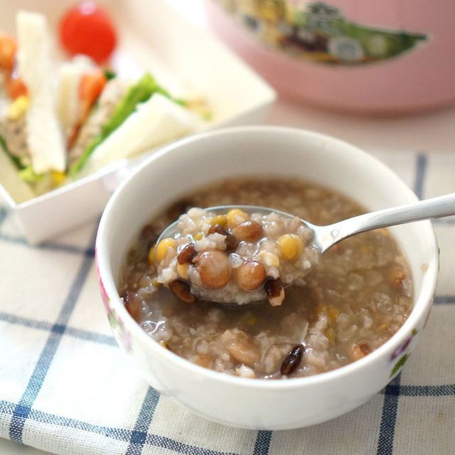 Congee with Grains and Beans