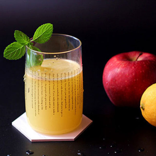 酸甜爽口的饮品---柠檬苹果汁