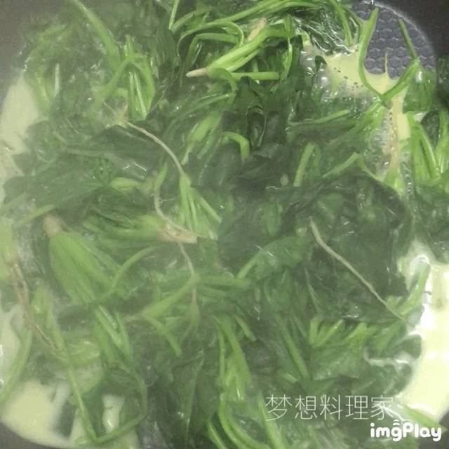 牛奶炖菠菜