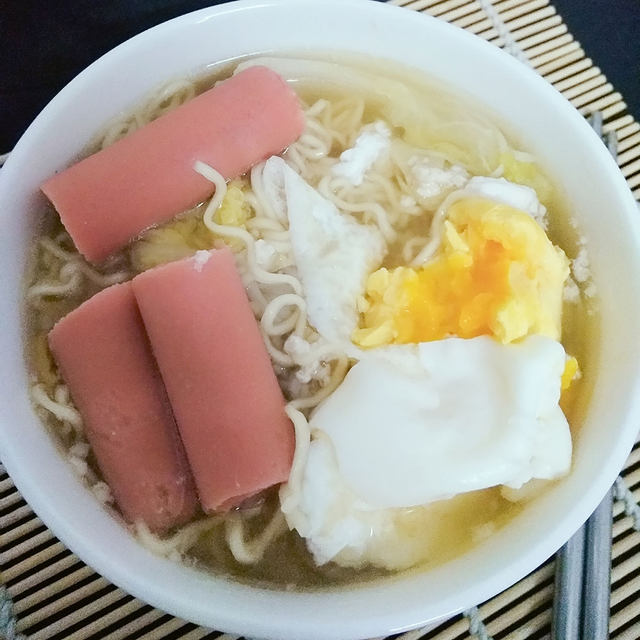 #御寒美食#――鸡蛋素面