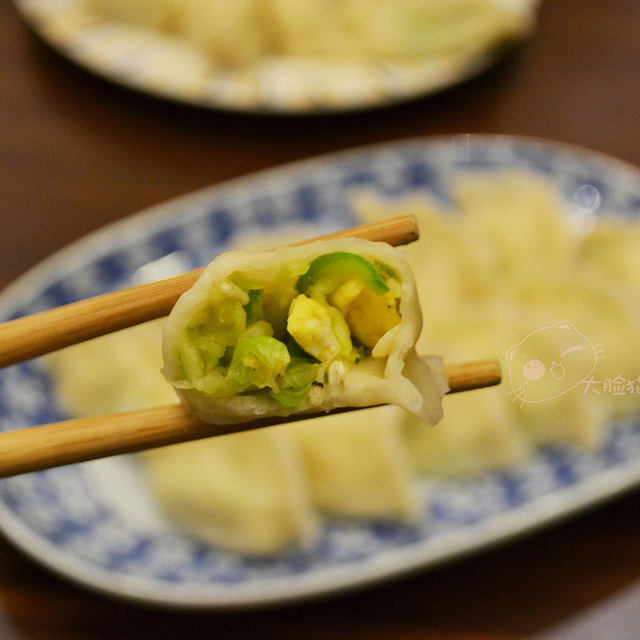 西葫芦鸡蛋水饺——肚子鼓鼓的大肚水饺看着都喜庆儿