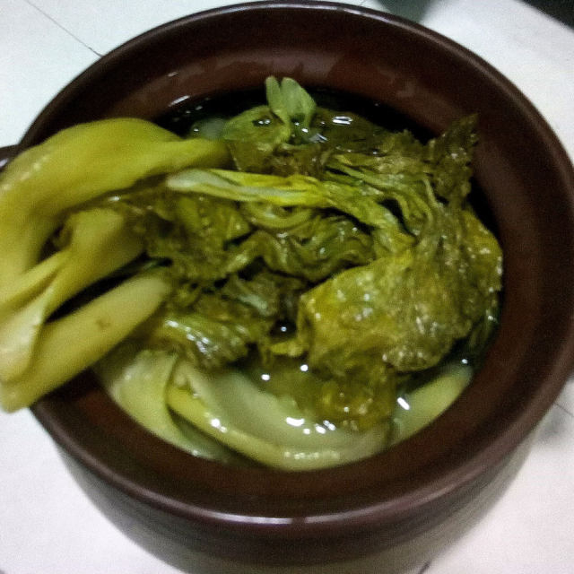 自制酸菜（热水泡法）