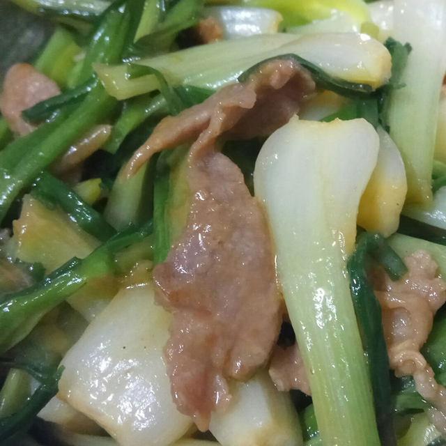 荞头炒肉